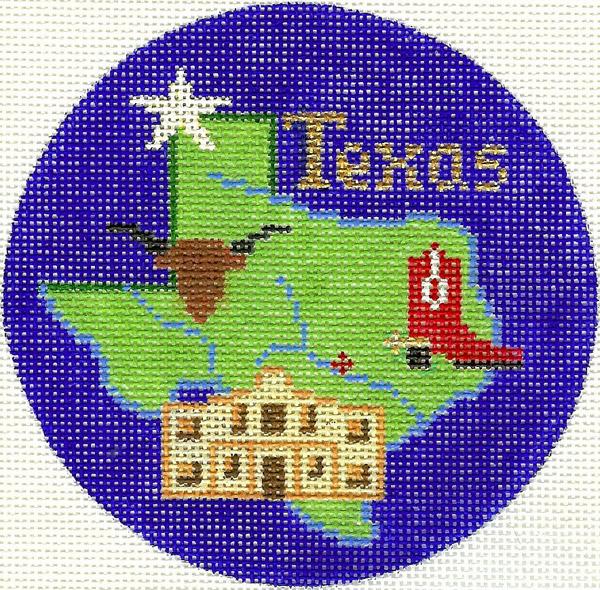 Texas Ornament - The Flying Needles