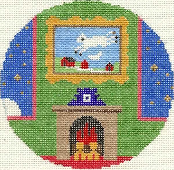 Cow Jumping Over the Moon Ornament - The Flying Needles