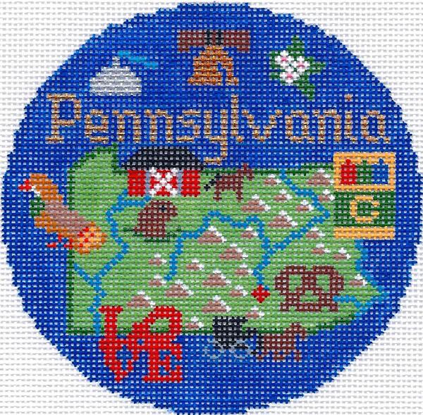 Pennsylvania Ornament - The Flying Needles