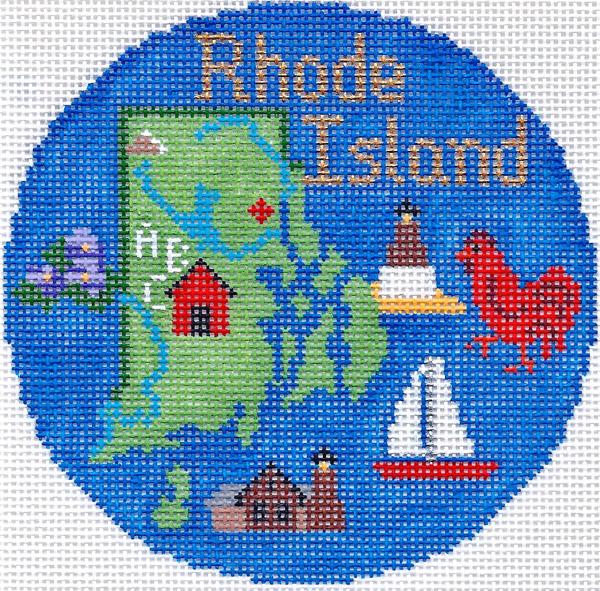 Rhode Island Ornament - The Flying Needles