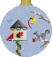 Decorating Birdhouse, 3.25" Round - The Flying Needles
