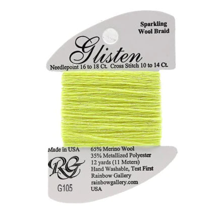 Glisten G105 Neon Yellow - The Flying Needles