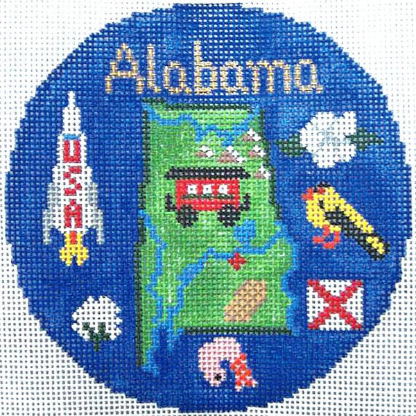 Alabama Ornament - The Flying Needles