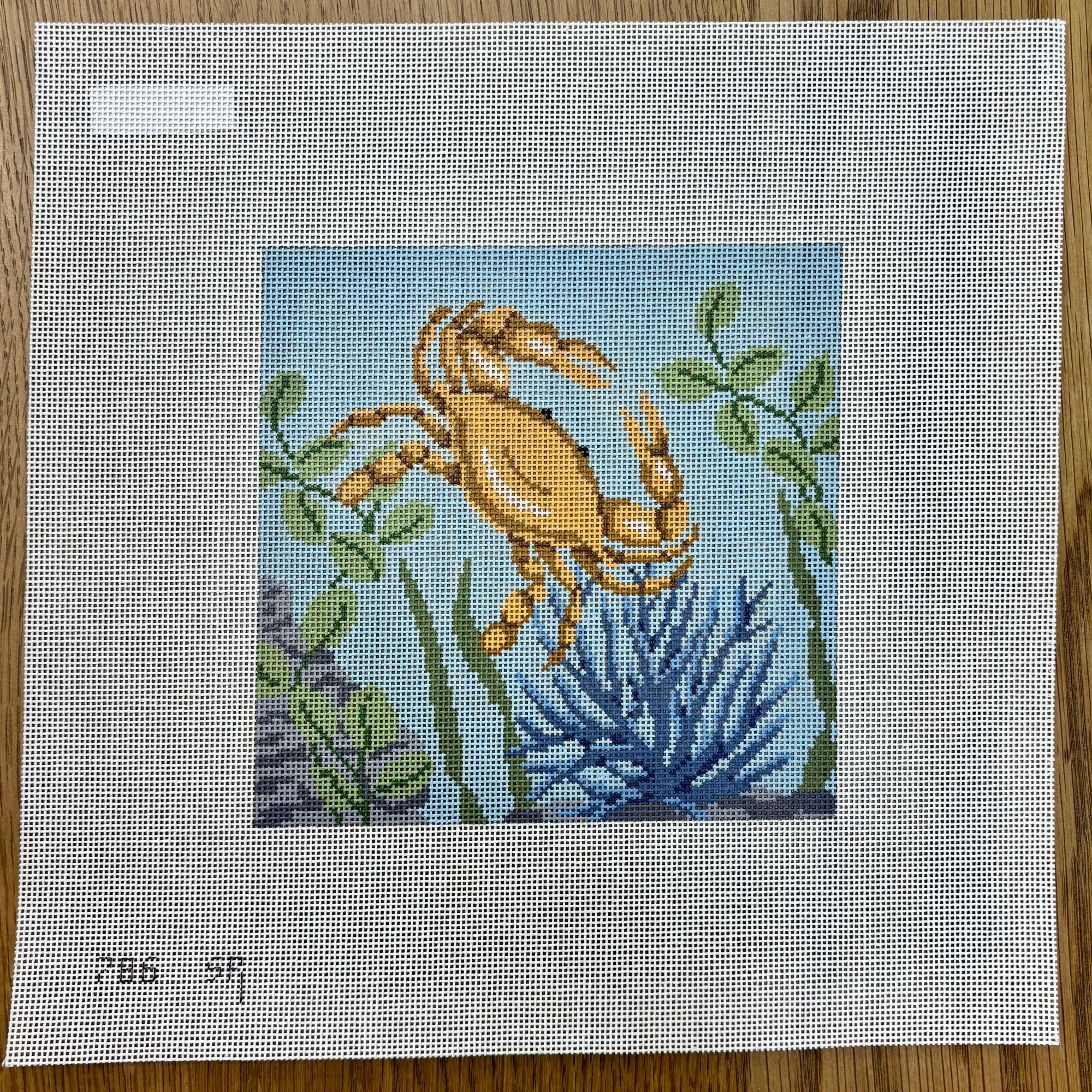 Crab, 6" Square - 18 mesh - The Flying Needles