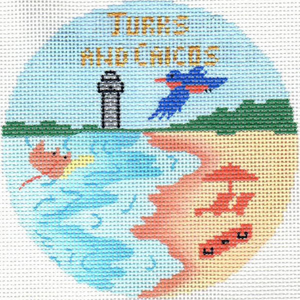 Turks & Caicos Ornament - The Flying Needles