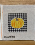 Pumpkin on Gingham