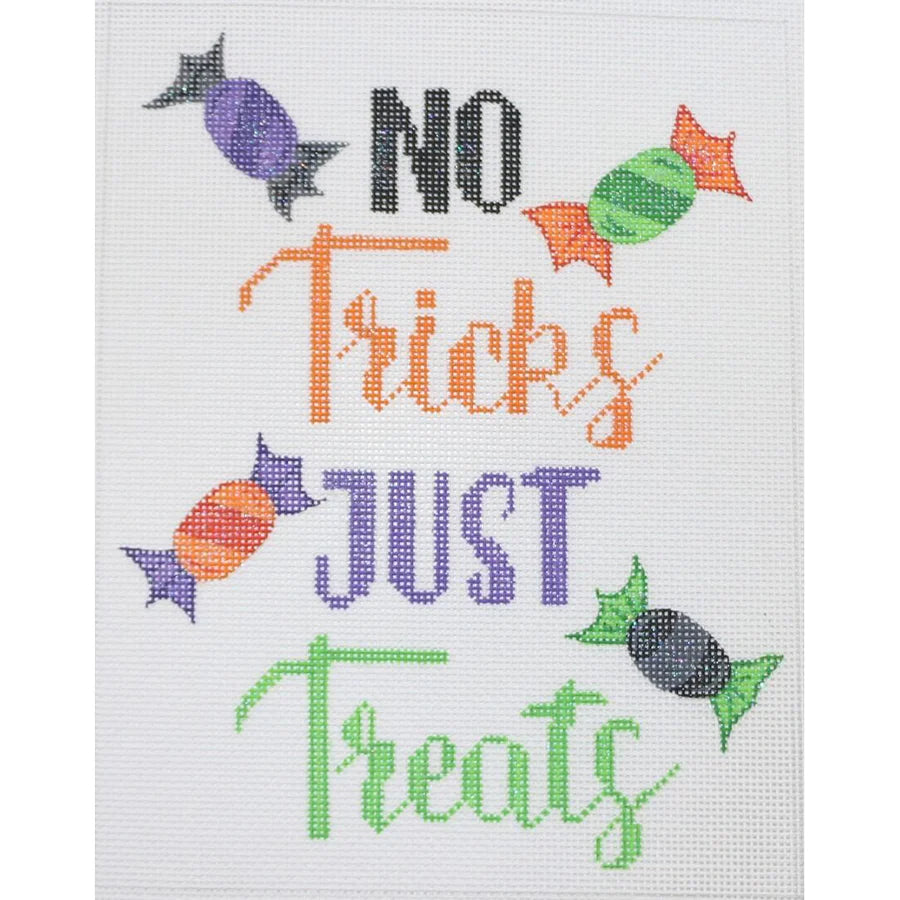 No Tricks Just Treats Sign - The Flying Needles