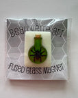 Poison Bottle Fused Glass Needle Minder