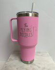 Branded 40oz Yeti Rambler with Straw Lid - The Flying Needles