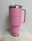 Branded 40oz Yeti Rambler with Straw Lid - The Flying Needles