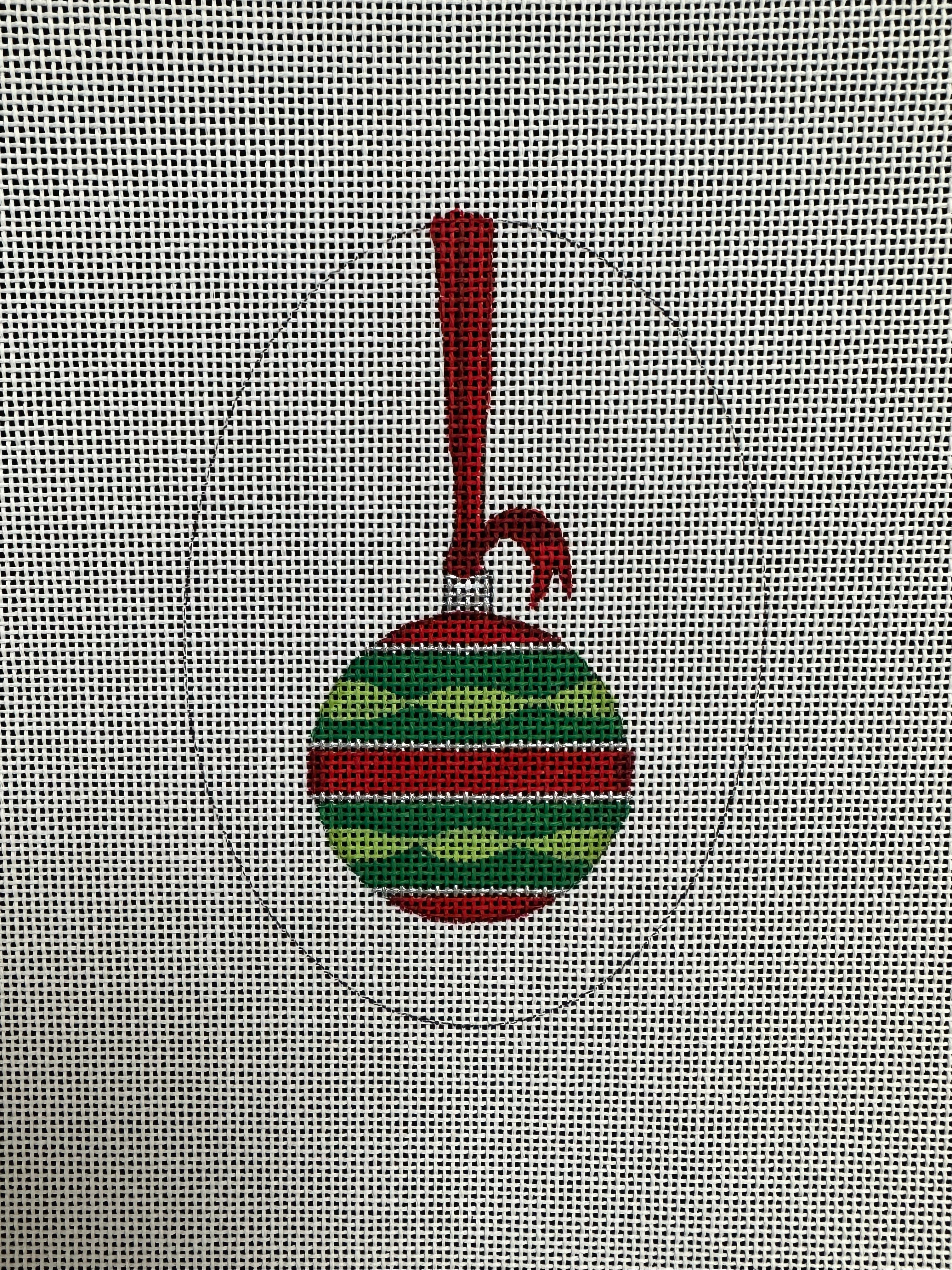 Christmas Ball Ornament Oval - The Flying Needles