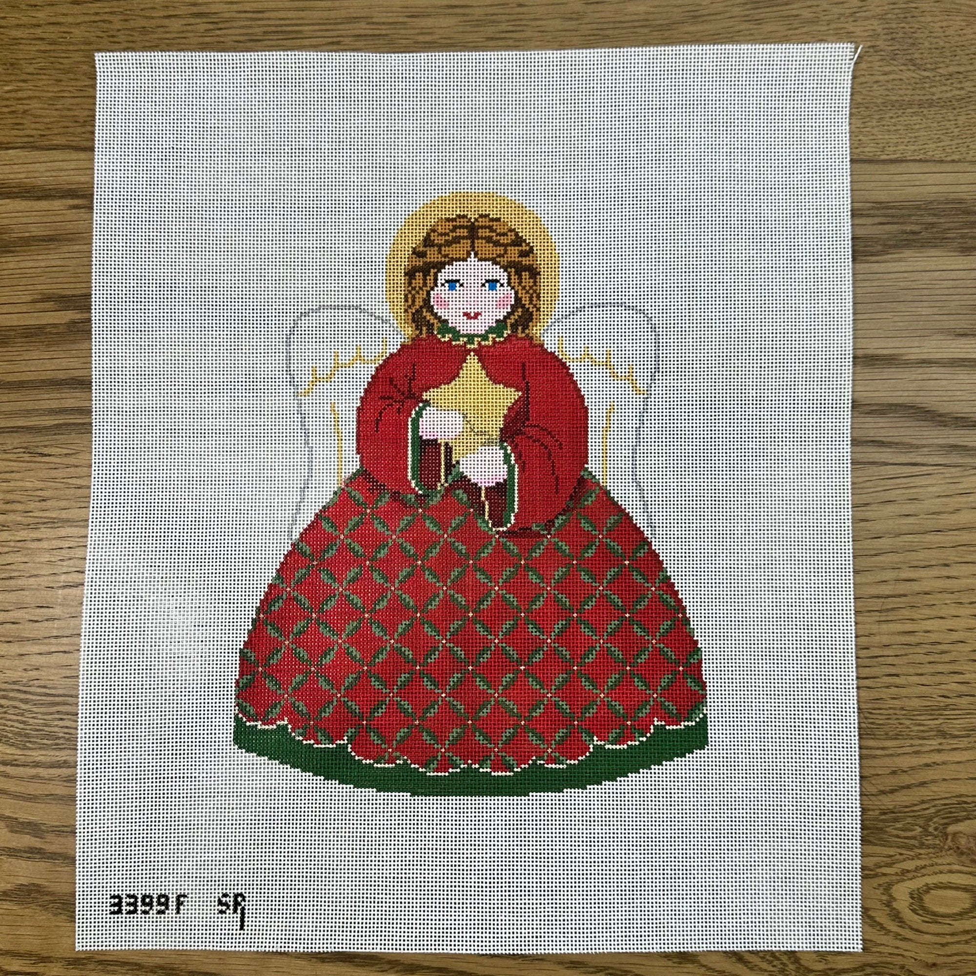 Red Star Angel, Tree Topper - The Flying Needles