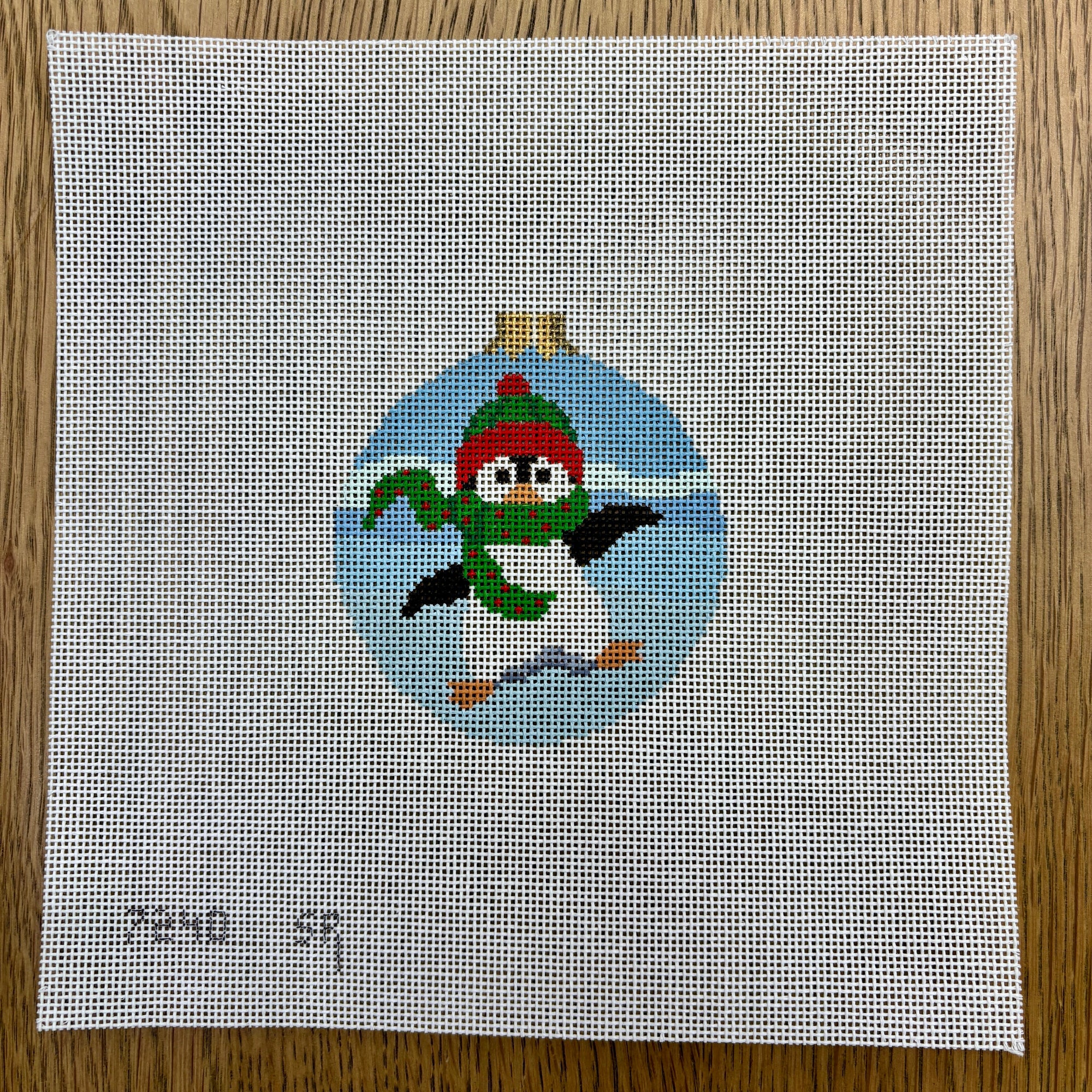 Dancing Penguin, 3.25" Round - The Flying Needles