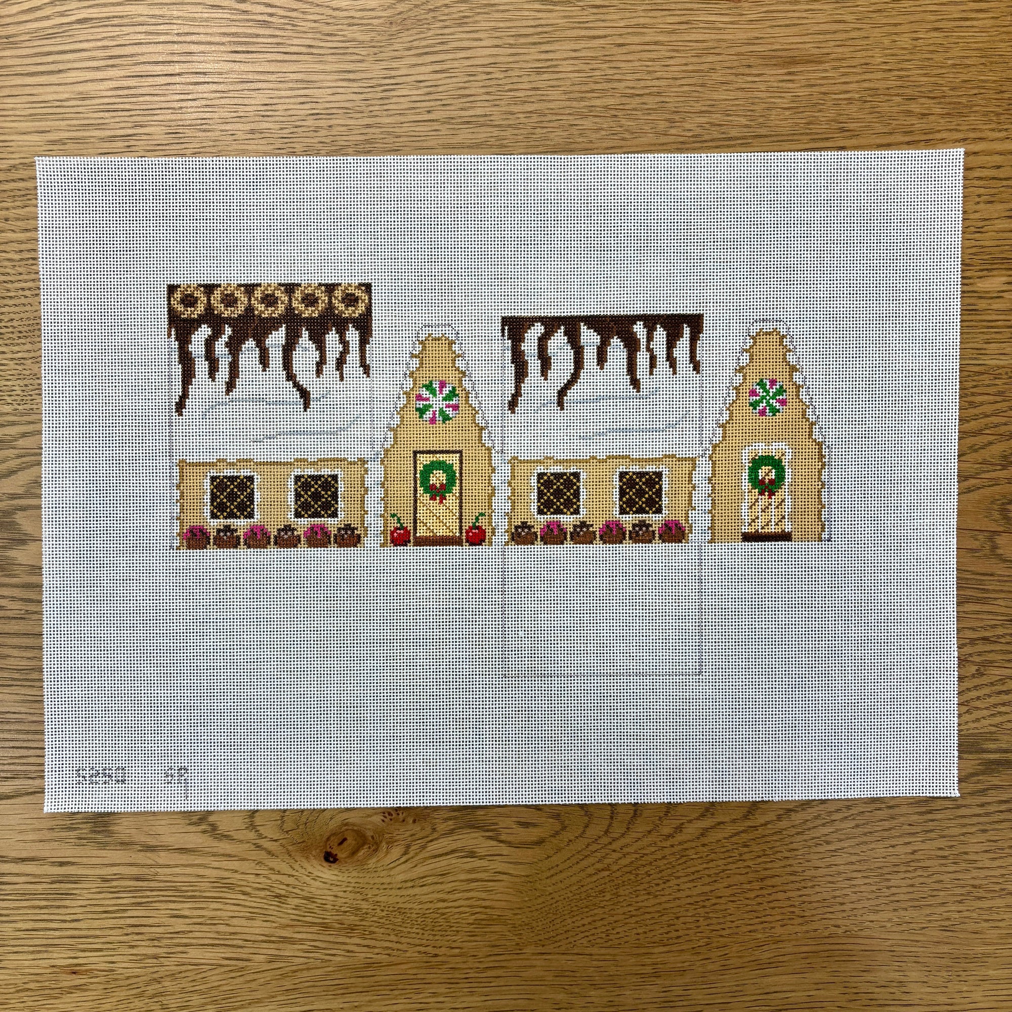 Mocha and Truffles, 3D Gingerbread House - 18 mesh - The Flying Needles