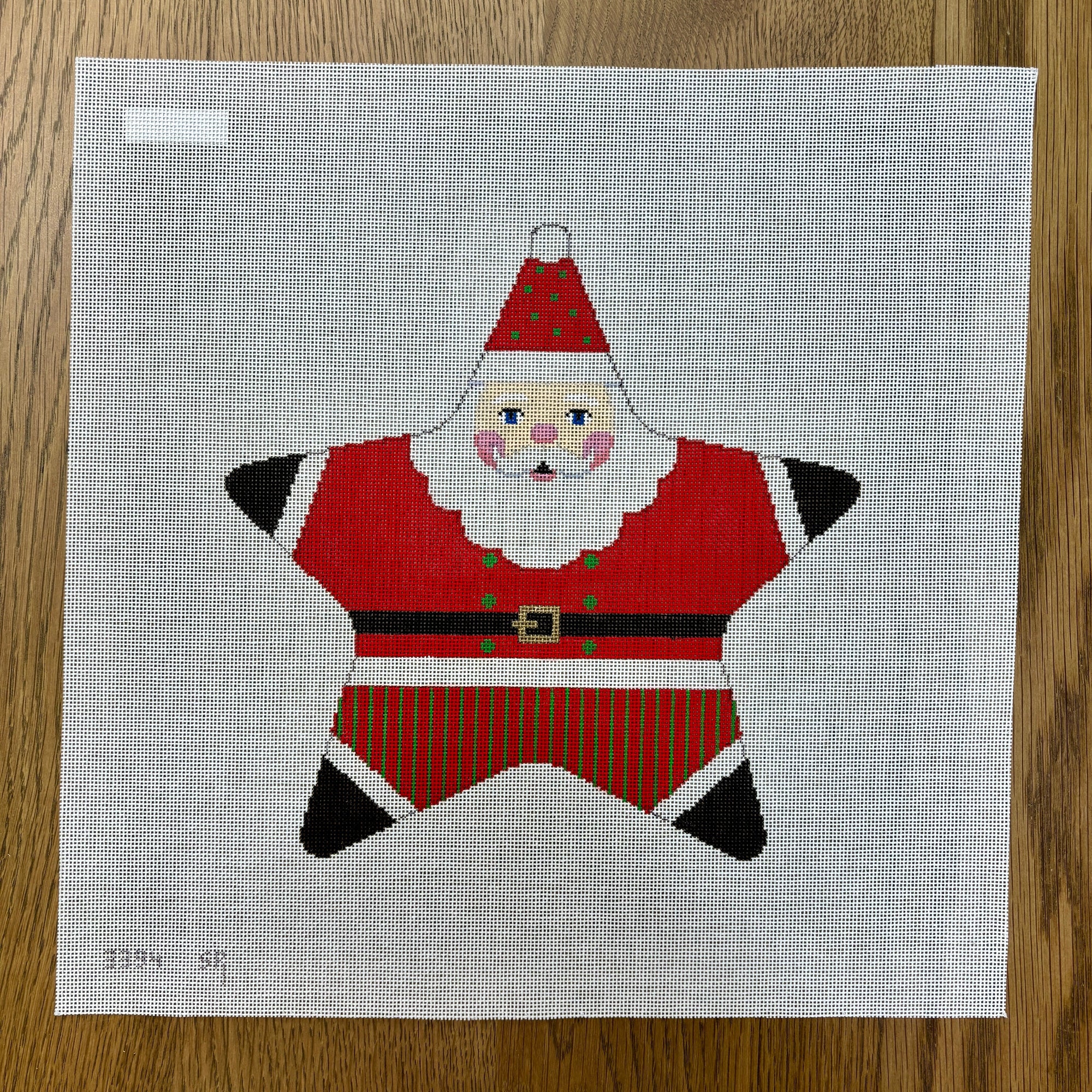 Star Red Santa, Tree Topper - The Flying Needles