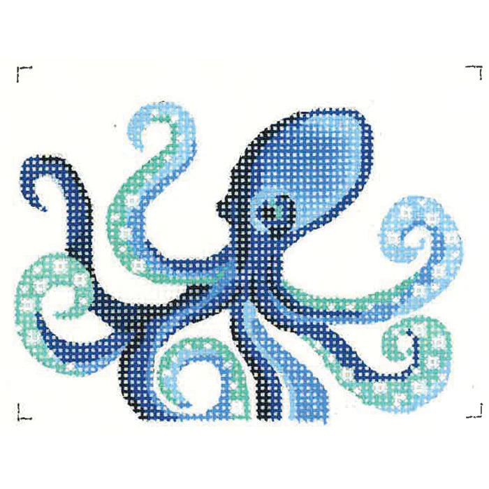 Royal Blue Octopus - The Flying Needles