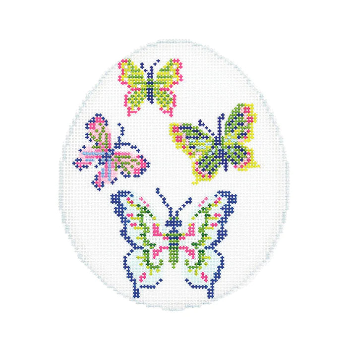 Butterfly Patterned Egg - The Flying Needles