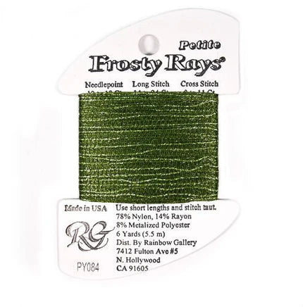 Petite Frosty Rays PY084 Medium Olive Green Gloss
