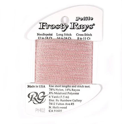Petite Frosty Rays PY402 Pastel Pink - The Flying Needles