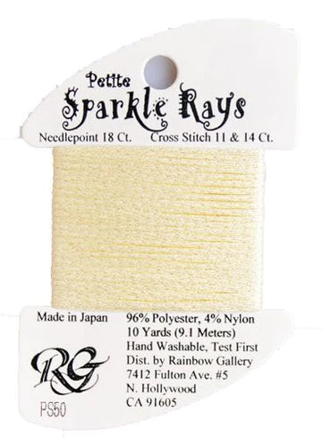 Petite Sparkle Rays PS50 Pale Yellow - The Flying Needles