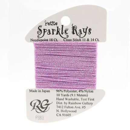 Petite Sparkle Rays PS83 African Violet - The Flying Needles