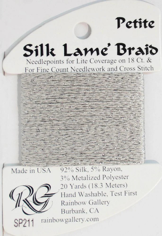 Petite Silk Lame SP211 Glacier Gray - The Flying Needles