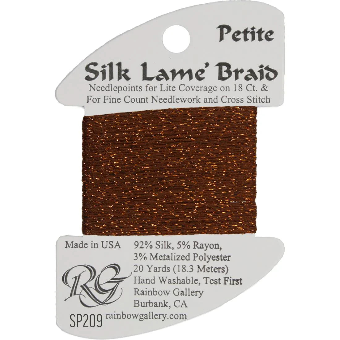 Petite Silk Lame SP209 GIngerbread