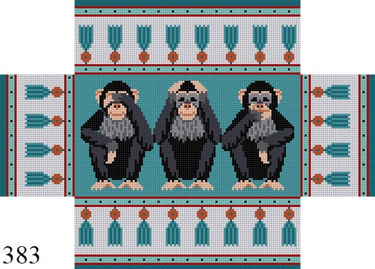 Hear, See, Speak, No Evil, Brick Cover - 13 mesh - The Flying Needles