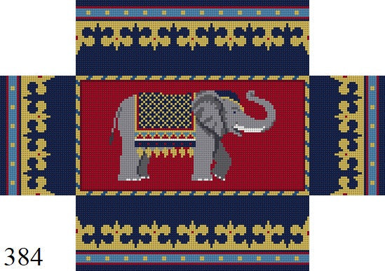 Traditional Elephant, Brick Cover - 13 mesh - The Flying Needles
