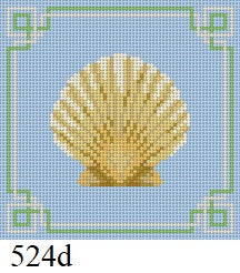 Scallop, 4" x 4" - The Flying Needles