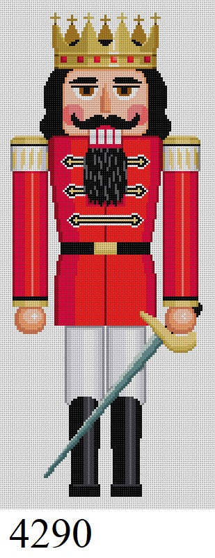 Nutcracker, Red Prince, 18&quot;  Stand-up - 13 mesh