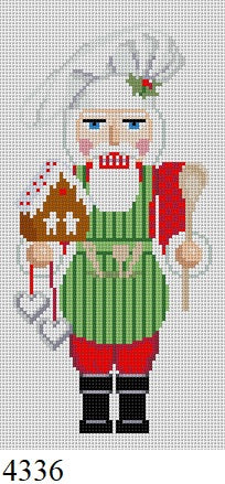 Nutcracker, Chef and Gingerbread - 18 mesh - The Flying Needles
