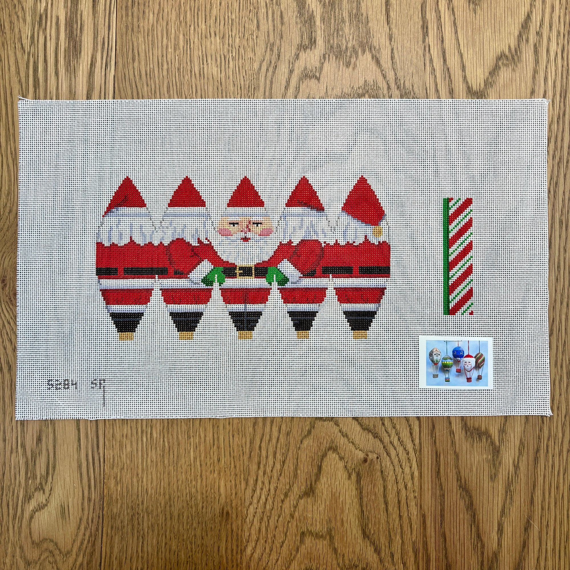 Full Santa, Hot Air Balloon - 18 mesh - The Flying Needles