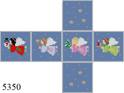 Flying Angels, 2" Cube - 18 mesh - The Flying Needles