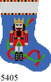 Nutcracker In Ribbons, Mini Stocking - The Flying Needles
