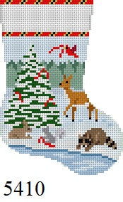 Forest Animal Tree, Mini Stocking - The Flying Needles