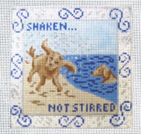 Shaken No Stirred Coaster - The Flying Needles