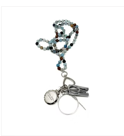 Beaded Chatelaine Necklace - The Flying Needles