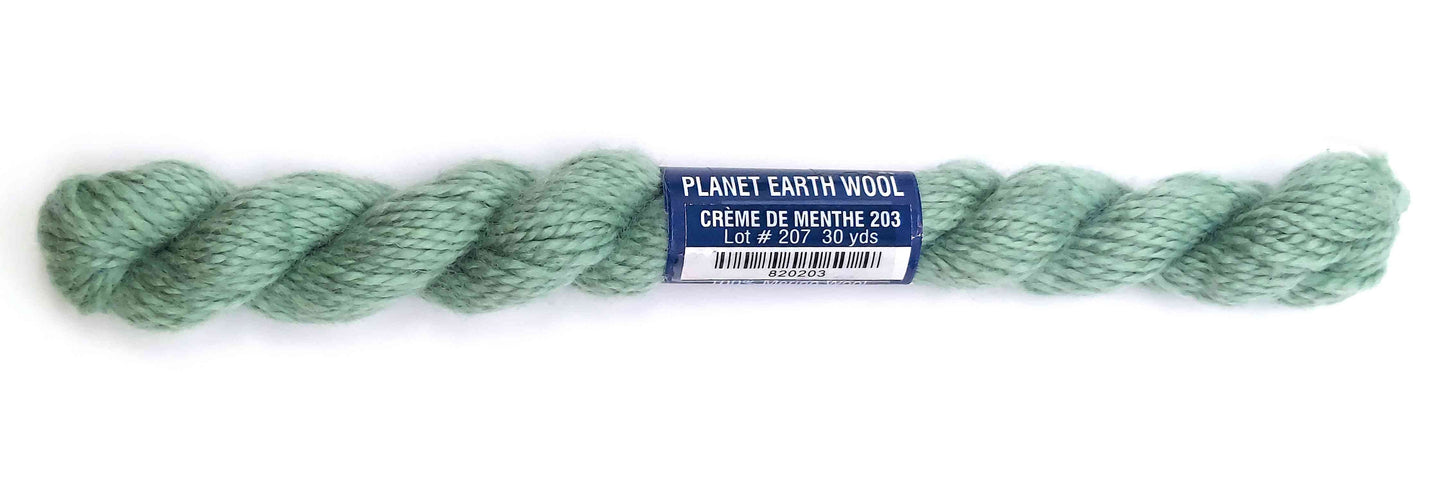 Planet Earth Wool 203 Creme de Menthe - The Flying Needles