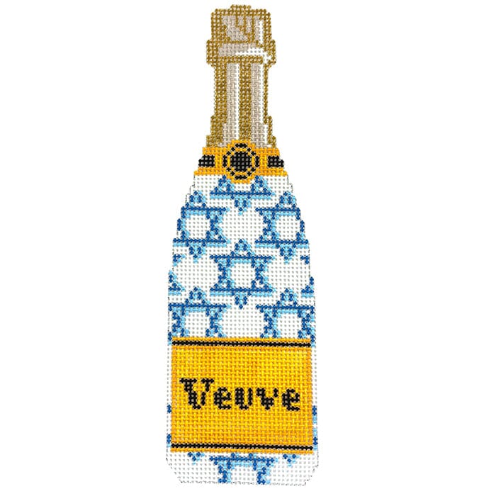 Star of david Champagne Bottle