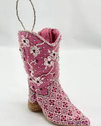 Pink 3D Mini Cowboy Boot - The Flying Needles
