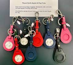 Planet Earth Apple Air Tag Fob - The Flying Needles