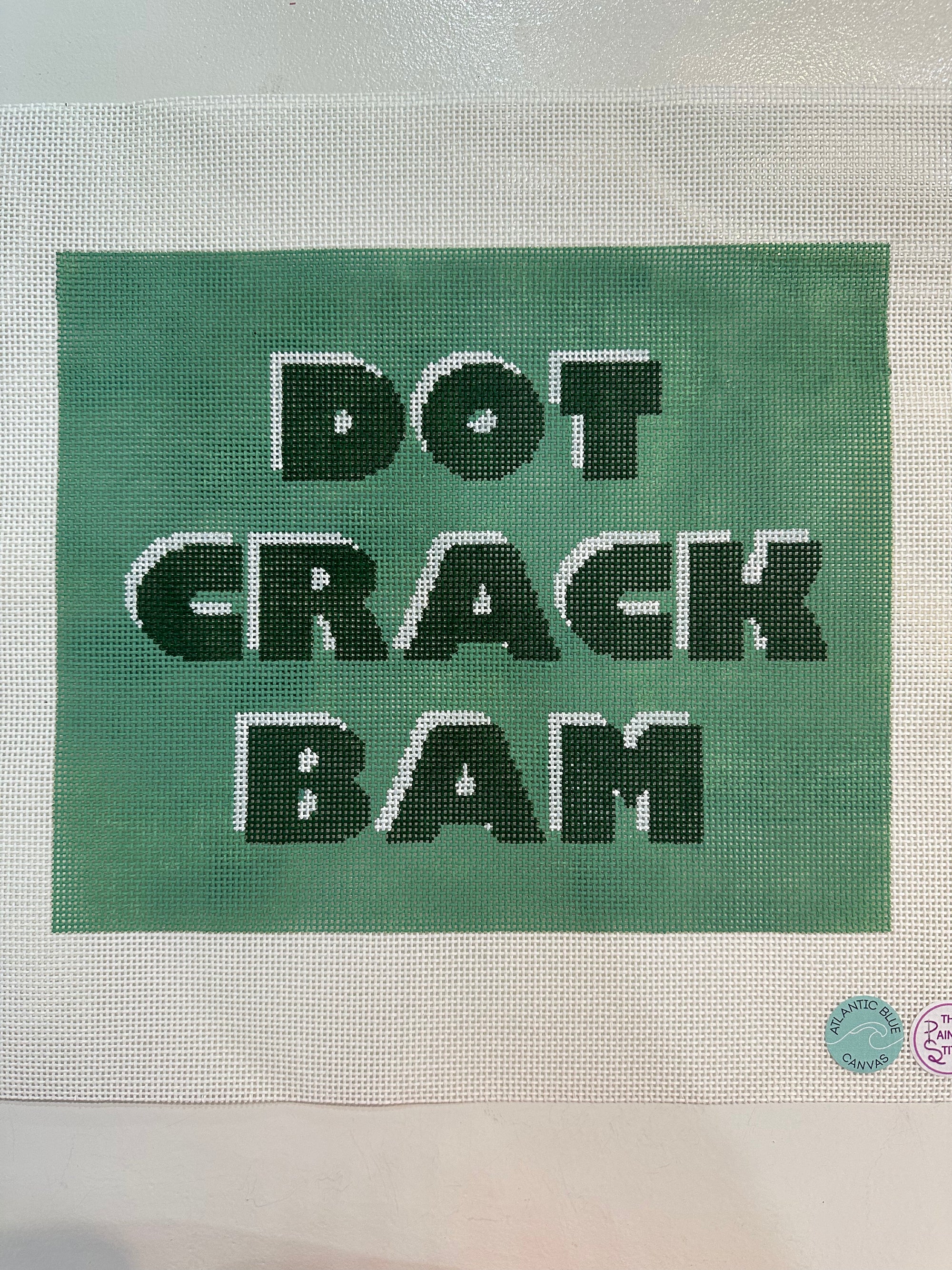 Mahjong Dot Crack Bam - Green - The Flying Needles