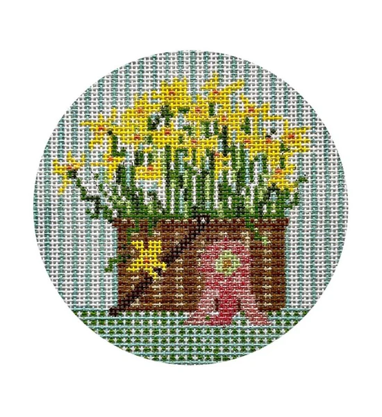 Daffodil Basket - The Flying Needles
