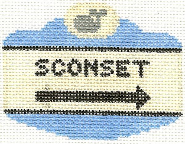 Sconset Sign Ornament - The Flying Needles