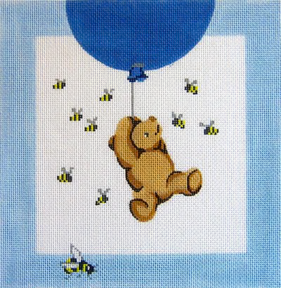 Pooh & Ballons Pillow - The Flying Needles
