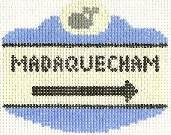 Madequecham Sign Ornament - The Flying Needles
