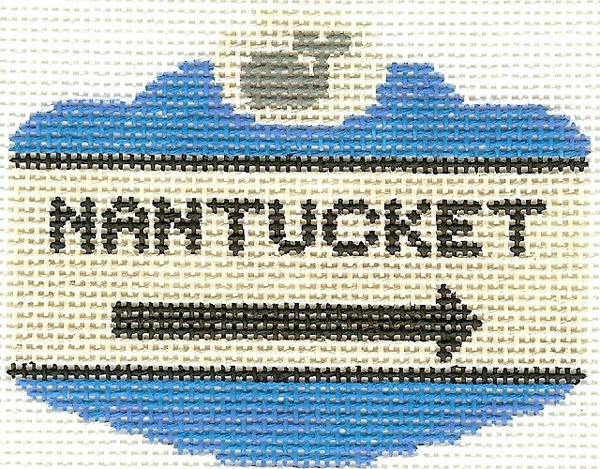 Nantucket Sign Ornament - The Flying Needles