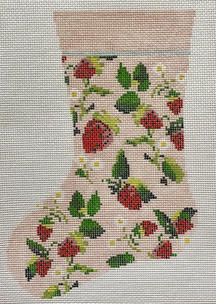 Strawberry Series - Mini Stocking - The Flying Needles