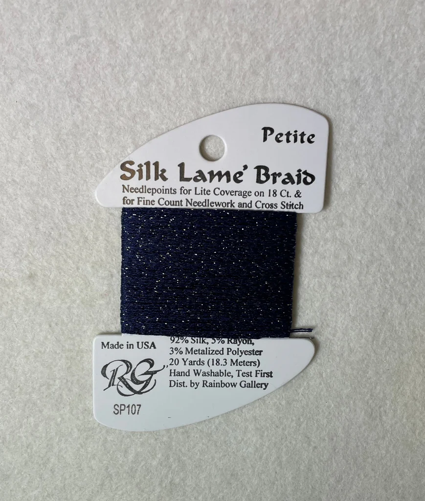 Petite Silk Lame SP107 Deep Cobalt - The Flying Needles
